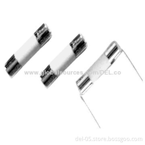 T1 to T6.3A 250V Slow-blow Ceramic Tube Fuses, Measures 3.6 x 10mm, UL/CSA/VDE/CCC/CQC Approvals